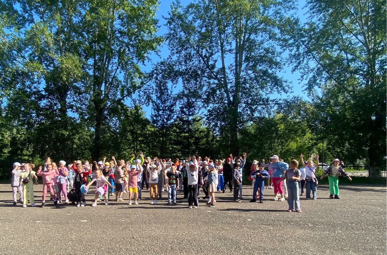 Закрытие лагерной смены.